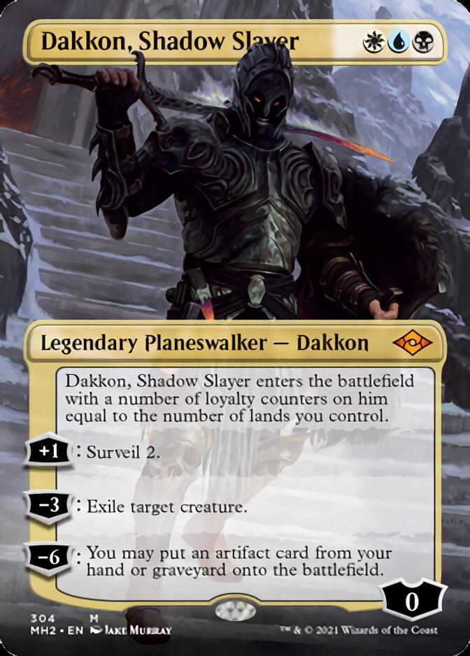 Dakkon, Shadow Slayer (Borderless) [Modern Horizons 2] | Devastation Store