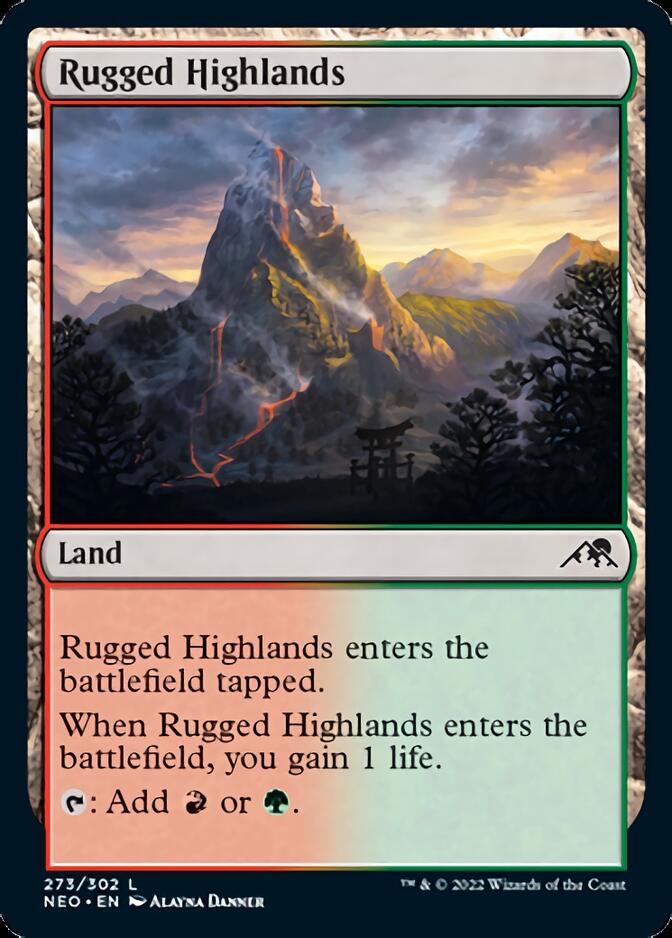 Rugged Highlands [Kamigawa: Neon Dynasty] | Devastation Store