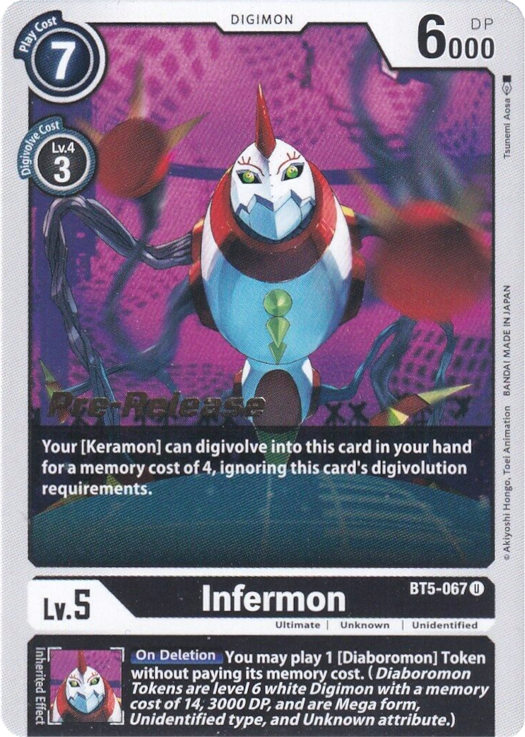 Infermon [BT5-067] [Battle of Omni Pre-Release Promos] | Devastation Store