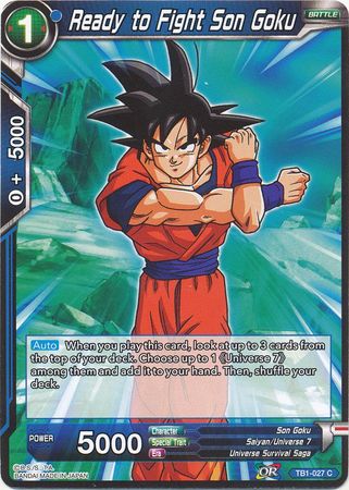 Ready to Fight Son Goku [TB1-027] | Devastation Store