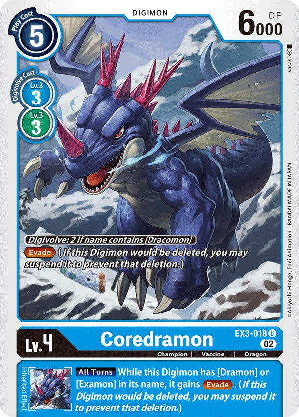 Coredramon [EX3-018] [Draconic Roar] | Devastation Store