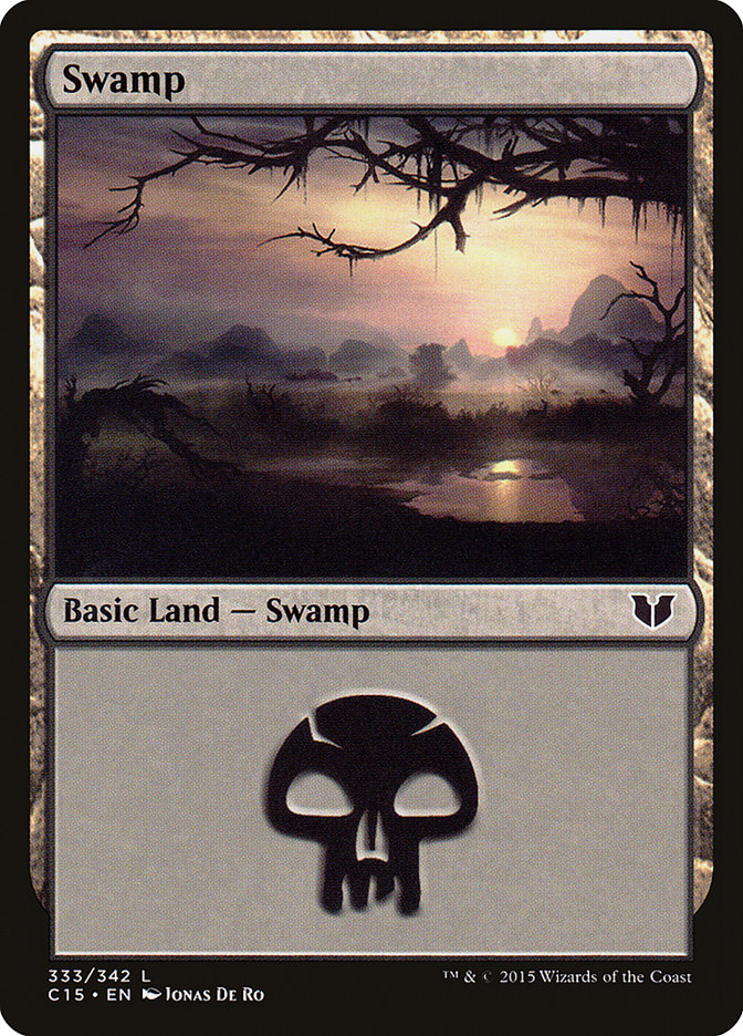 Swamp (333) [Commander 2015] | Devastation Store