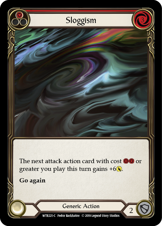 Sloggism (Red) [WTR221-C] Alpha Print Rainbow Foil - Devastation Store | Devastation Store