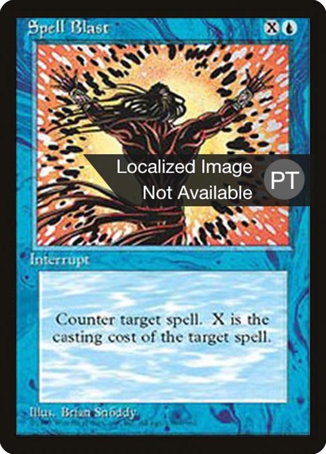 Spell Blast [Fourth Edition (Foreign Black Border)] | Devastation Store