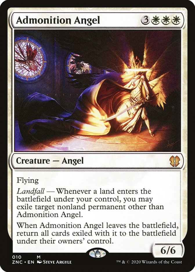 Admonition Angel [Zendikar Rising Commander] | Devastation Store