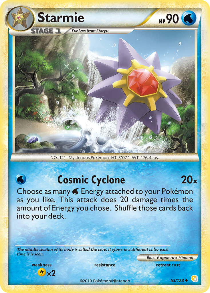 Starmie (53/123) [HeartGold & SoulSilver: Base Set] | Devastation Store