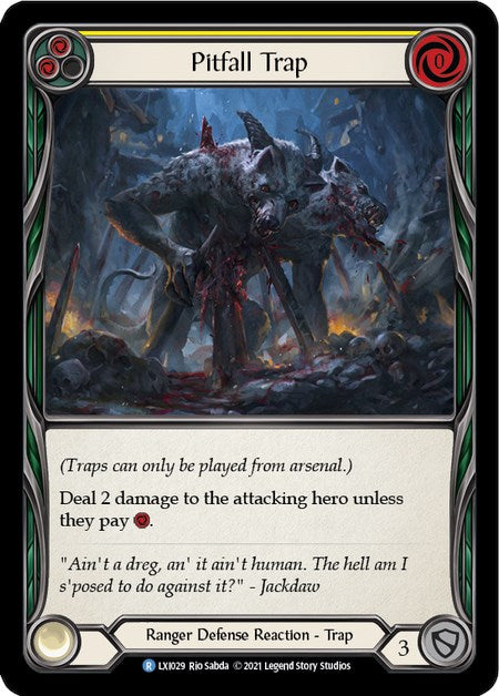 Pitfall Trap (Yellow) [LXI029] (Tales of Aria Lexi Blitz Deck)  1st Edition Normal | Devastation Store