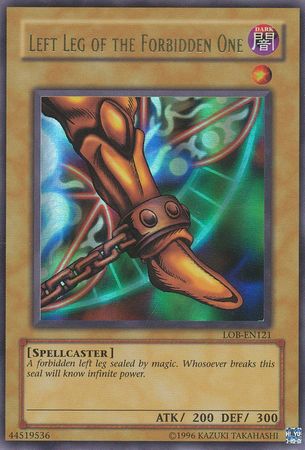 Left Leg of the Forbidden One [LOB-EN121] Ultra Rare | Devastation Store