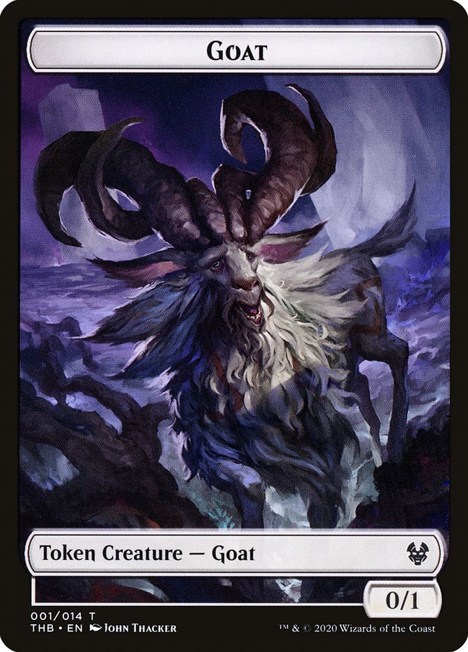 Goat [Theros Beyond Death Tokens] | Devastation Store