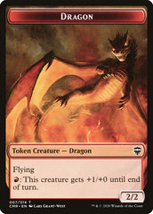 Dragon // Golem Token [Commander Legends Tokens] | Devastation Store