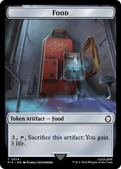 Human Knight // Food (0014) Double-Sided Token [Fallout Tokens] | Devastation Store