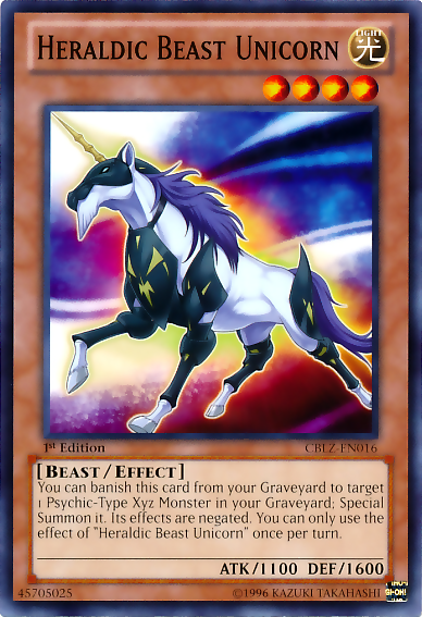 Heraldic Beast Unicorn [CBLZ-EN016] Common | Devastation Store