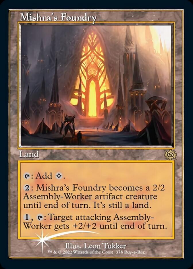 Mishra's Foundry (Retro) (Buy-a-Box) [The Brothers' War] | Devastation Store
