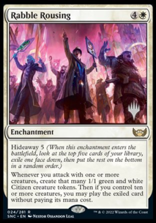 Rabble Rousing (Promo Pack) [Streets of New Capenna Promos] | Devastation Store