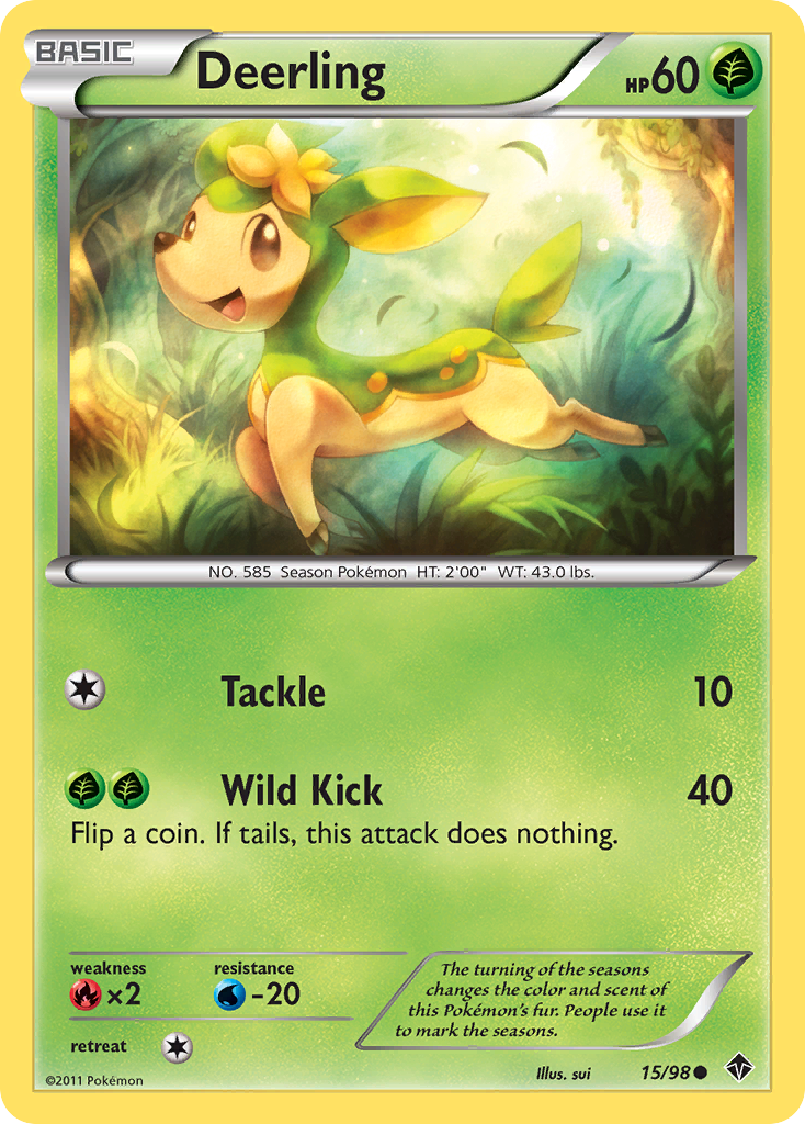 Deerling (15/98) [Black & White: Emerging Powers] | Devastation Store