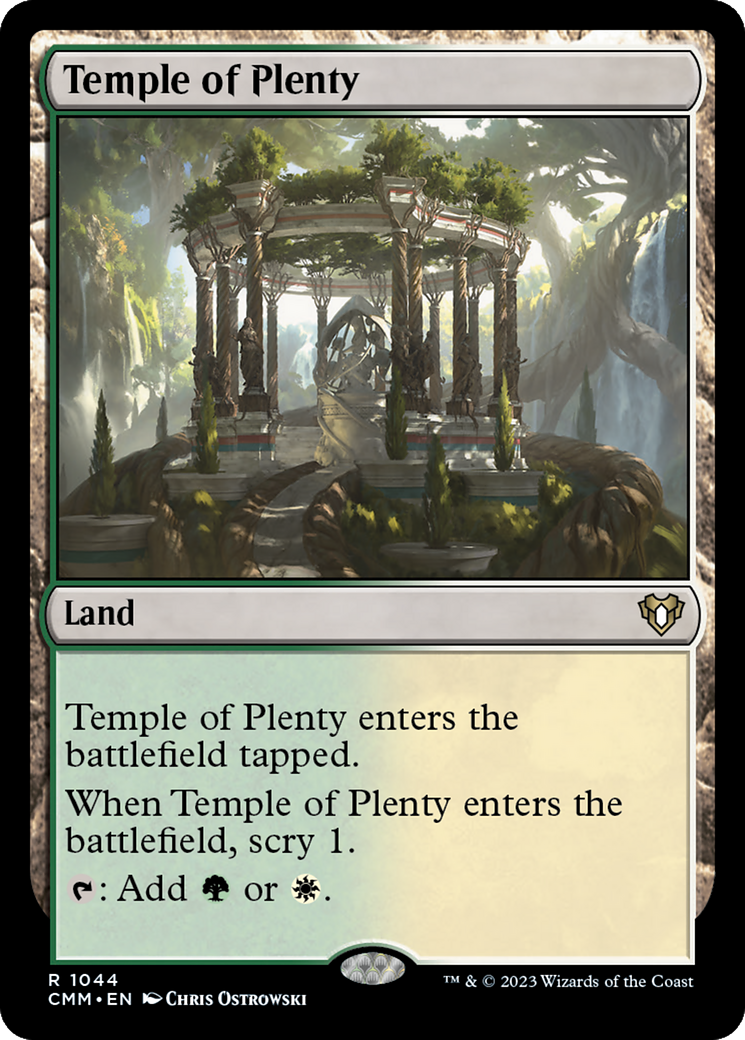 Temple of Plenty [Commander Masters] | Devastation Store