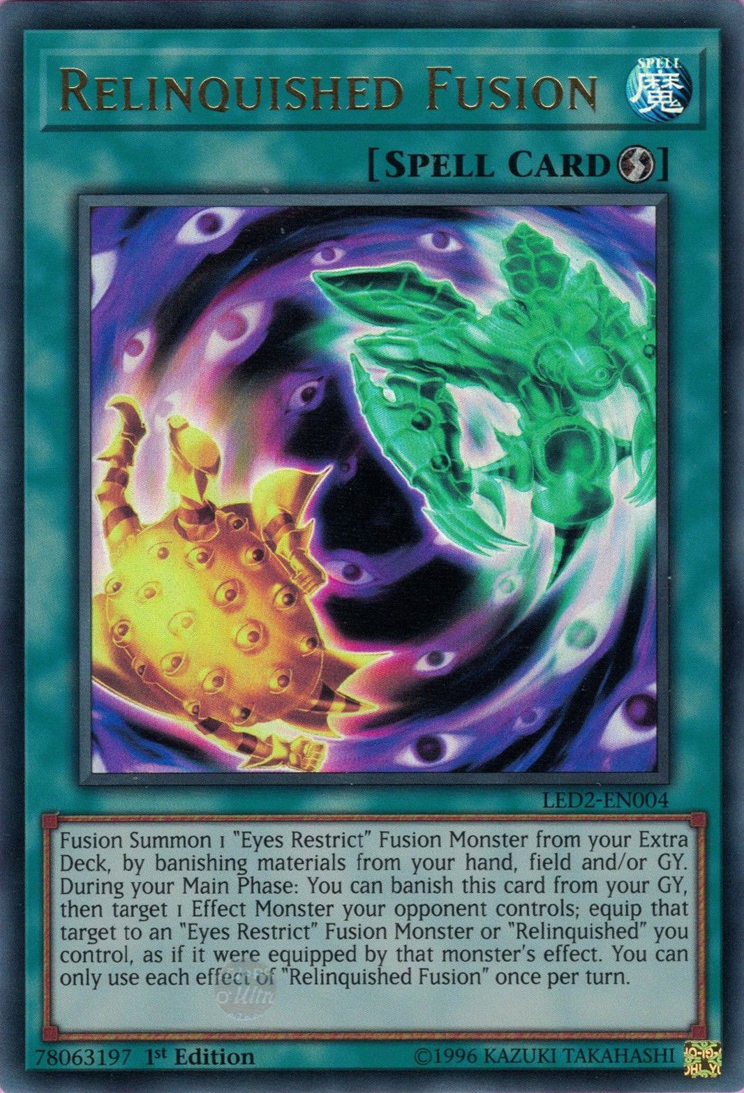 Relinquished Fusion [LED2-EN004] Ultra Rare | Devastation Store