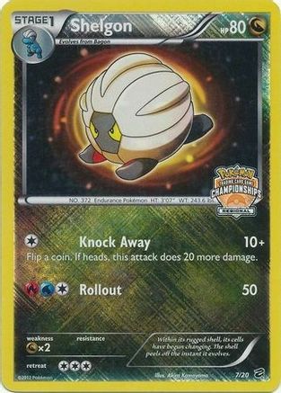 Shelgon (7/20) (Regional Championship) [Black & White: Dragon Vault] | Devastation Store