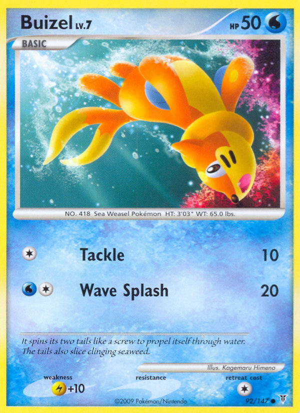 Buizel (92/147) [Platinum: Supreme Victors] | Devastation Store