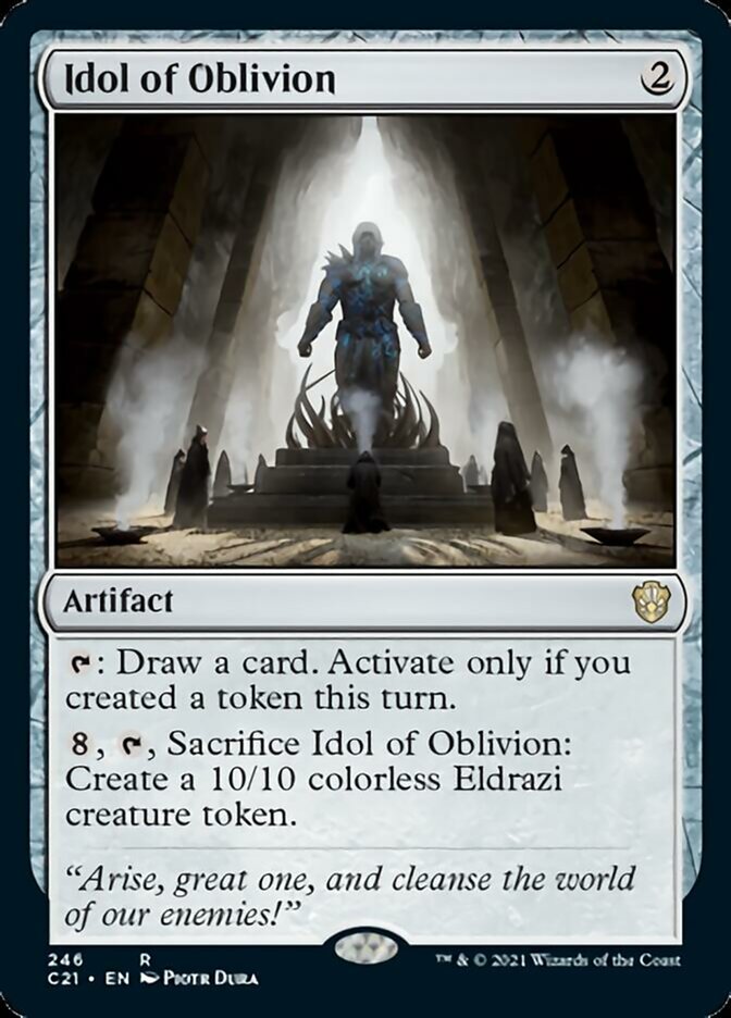 Idol of Oblivion [Commander 2021] | Devastation Store