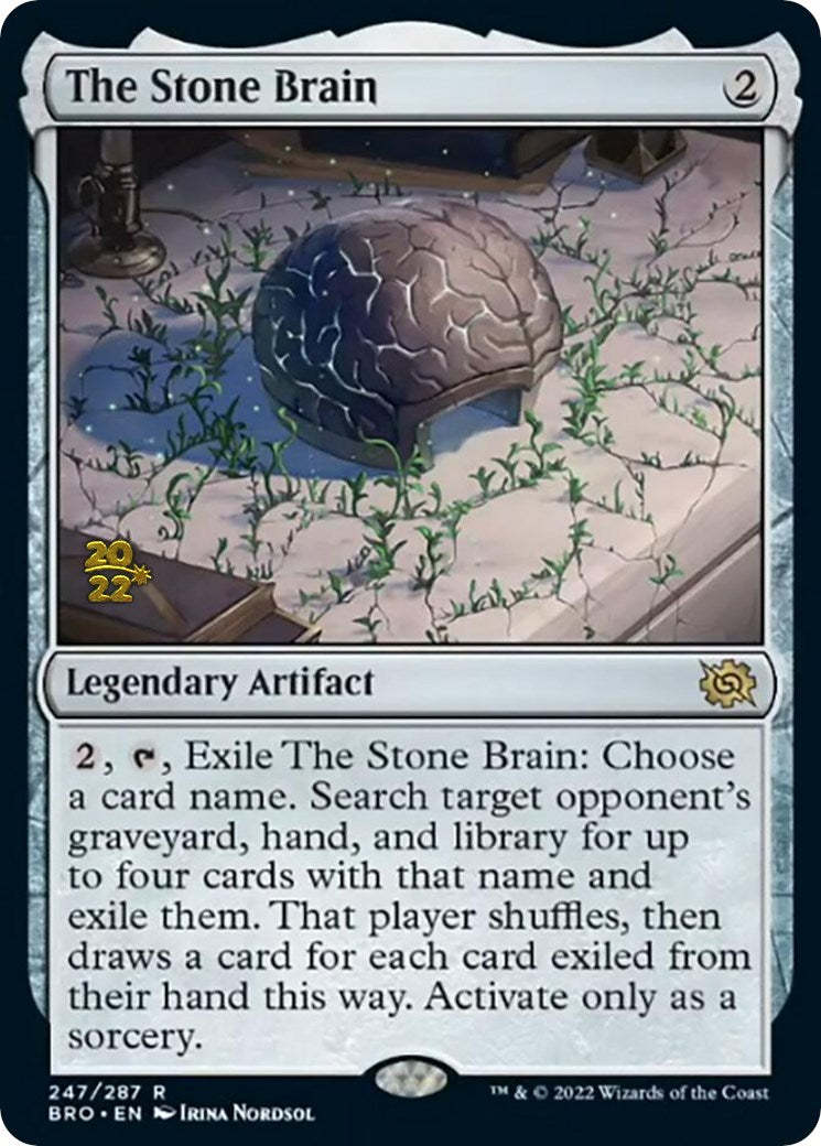 The Stone Brain [The Brothers' War Prerelease Promos] | Devastation Store