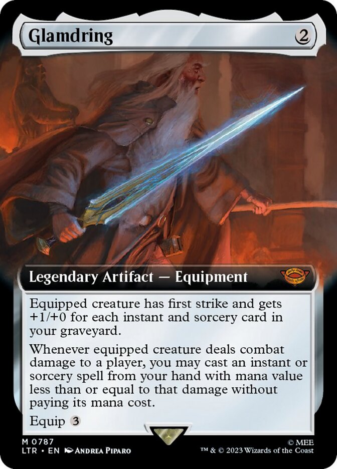 Glamdring (Extended Art) (Surge Foil) [The Lord of the Rings: Tales of Middle-Earth] | Devastation Store