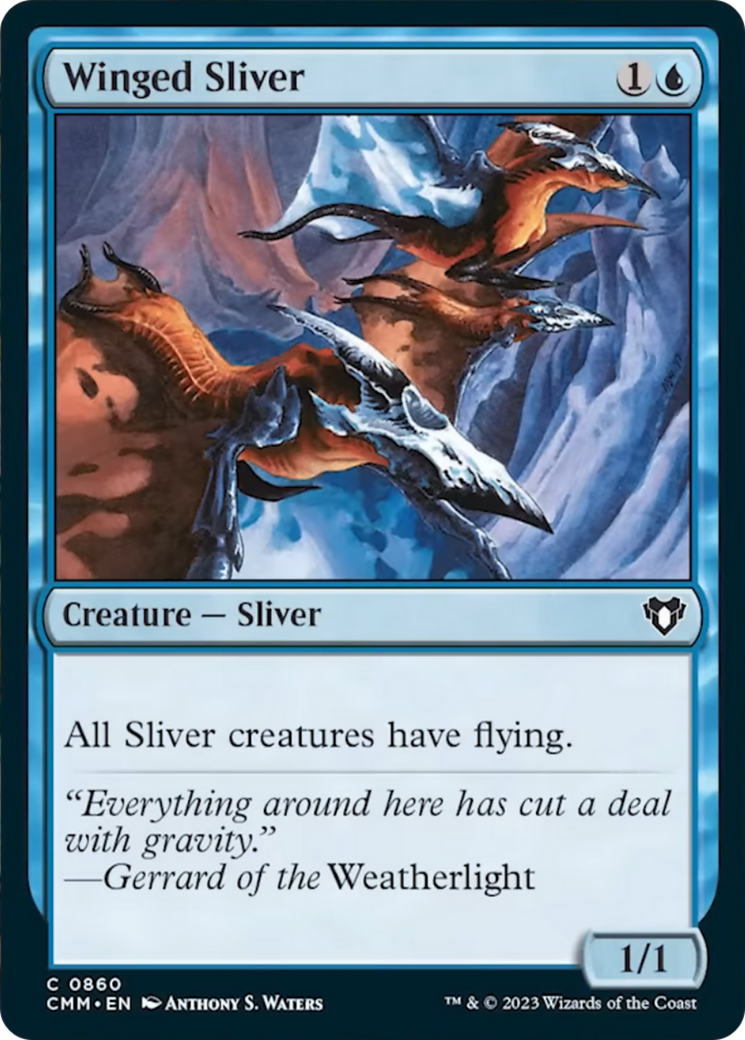 Winged Sliver [Commander Masters] | Devastation Store
