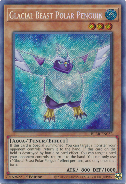 Glacial Beast Polar Penguin [BLAR-EN032] Secret Rare | Devastation Store