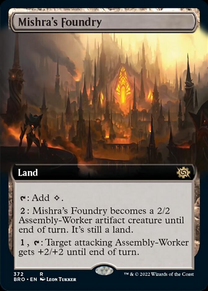Mishra's Foundry (Extended Art) [The Brothers' War] | Devastation Store