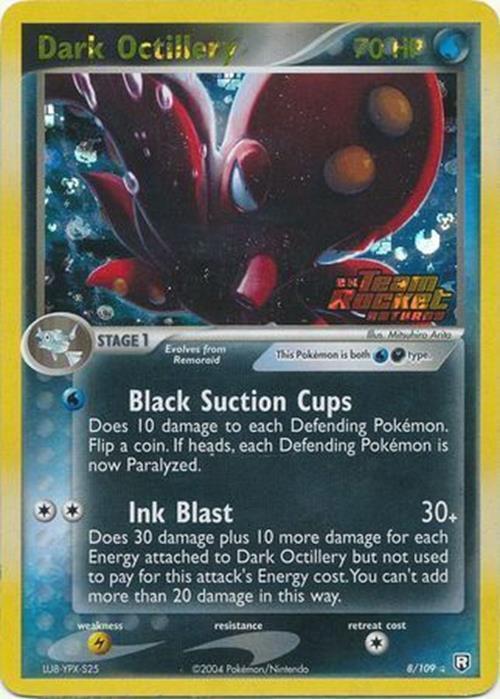 Dark Octillery (8/109) (Stamped) [EX: Team Rocket Returns] | Devastation Store