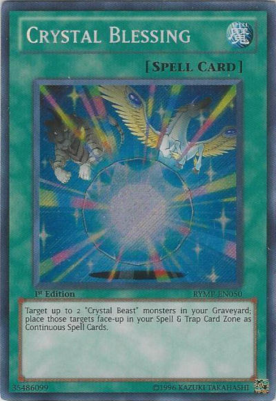 Crystal Blessing [RYMP-EN050] Secret Rare | Devastation Store