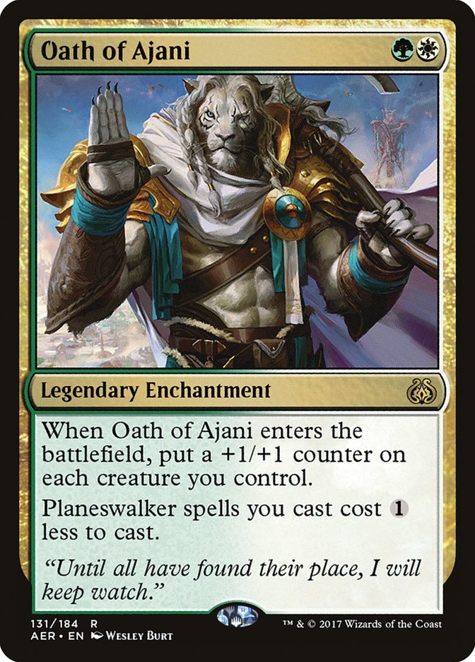 Oath of Ajani [Aether Revolt] | Devastation Store