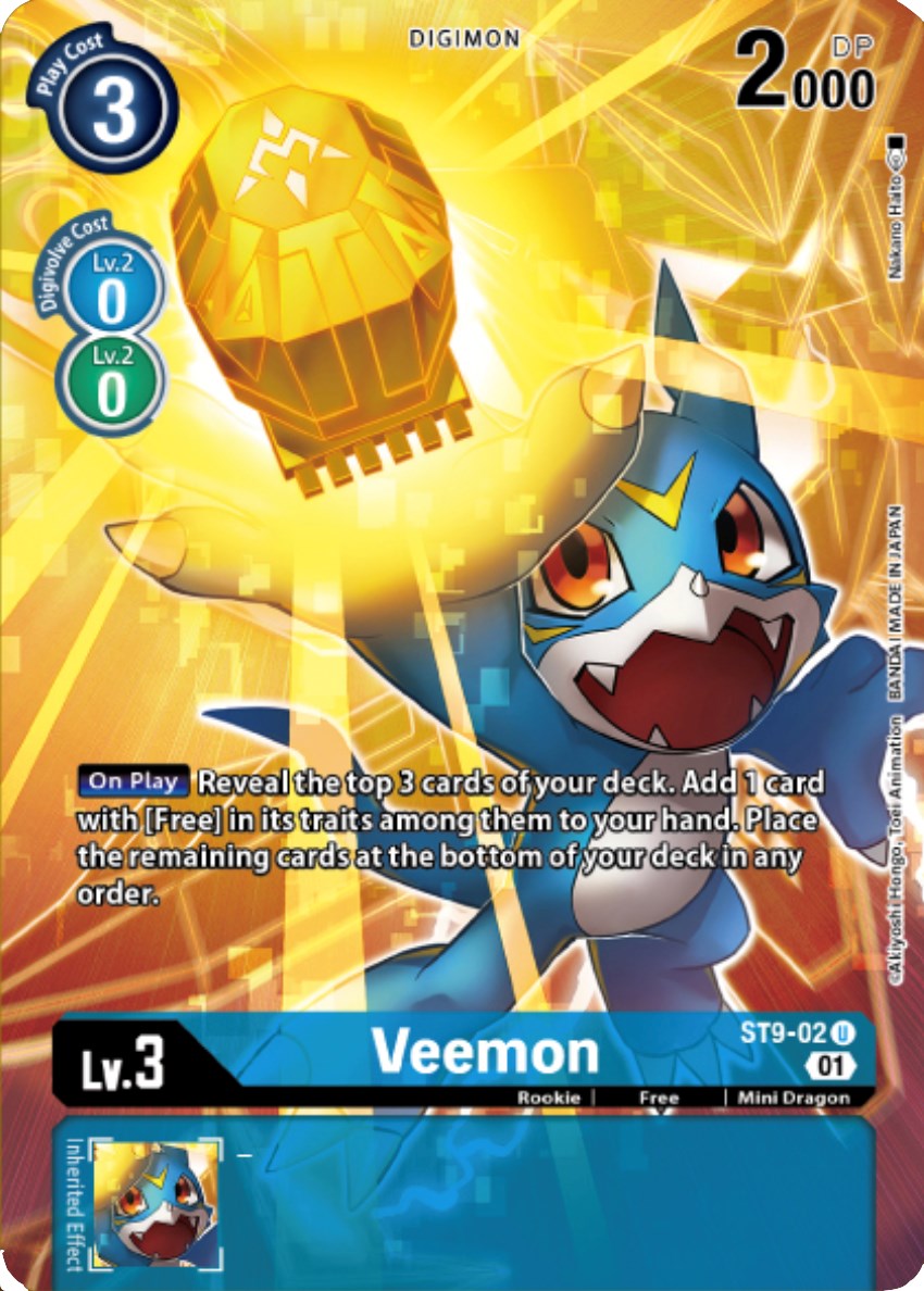 Veemon [ST9-02] (Digimon Royal Knights Card Set) [Starter Deck: Ultimate Ancient Dragon Promos] | Devastation Store