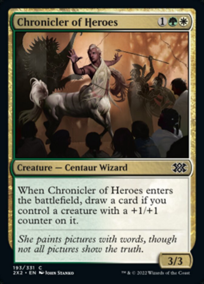 Chronicler of Heroes [Double Masters 2022] | Devastation Store