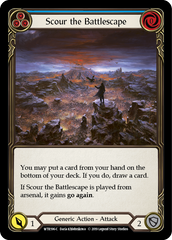 Scour the Battlescape (Blue) [WTR196-C] Alpha Print Rainbow Foil - Devastation Store | Devastation Store