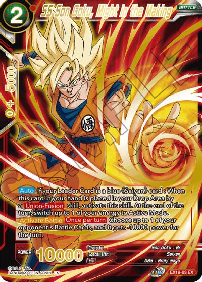 SS Son Goku, Might in the Making [EX19-03] | Devastation Store