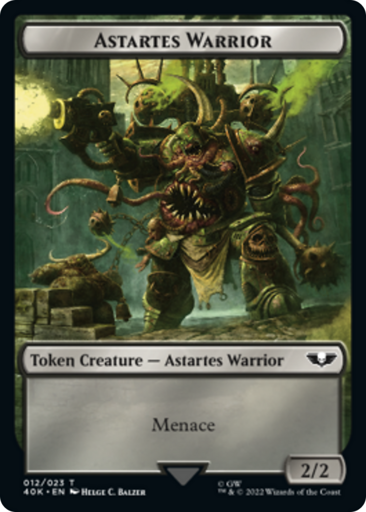 Spawn // Astartes Warrior (Surge Foil) [Universes Beyond: Warhammer 40,000 Tokens] | Devastation Store