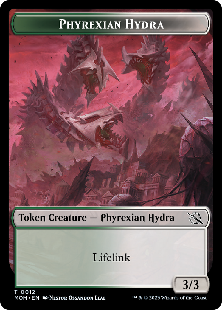 Phyrexian Hydra Token (12) [March of the Machine Tokens] | Devastation Store