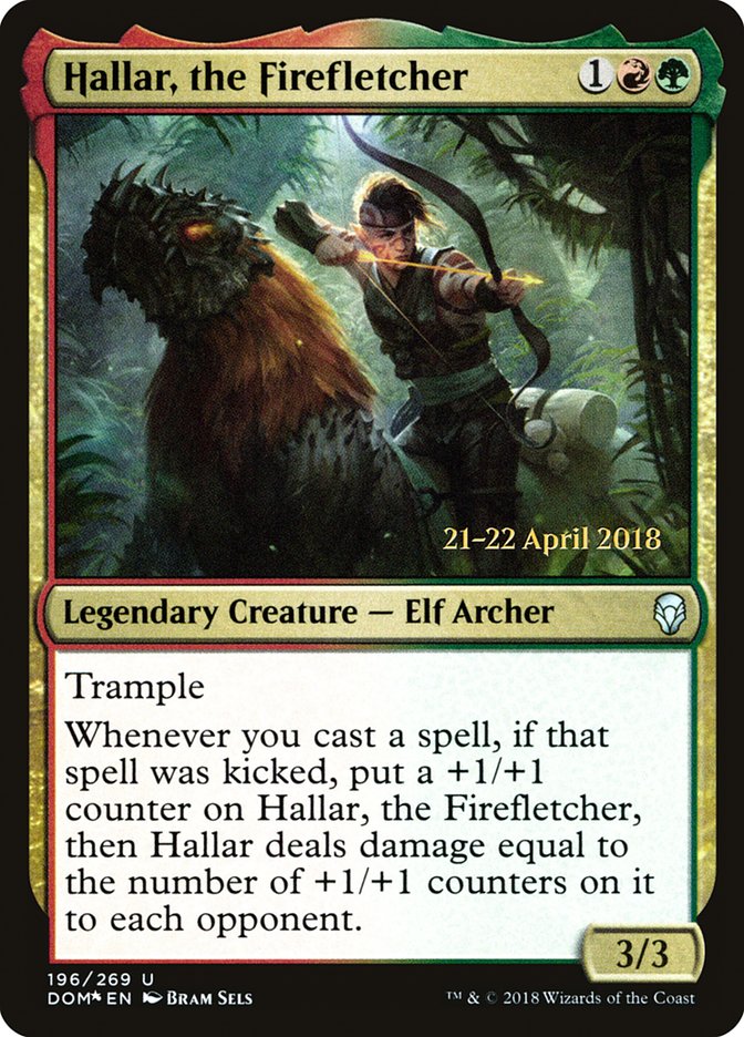 Hallar, the Firefletcher  [Dominaria Prerelease Promos] - Devastation Store | Devastation Store