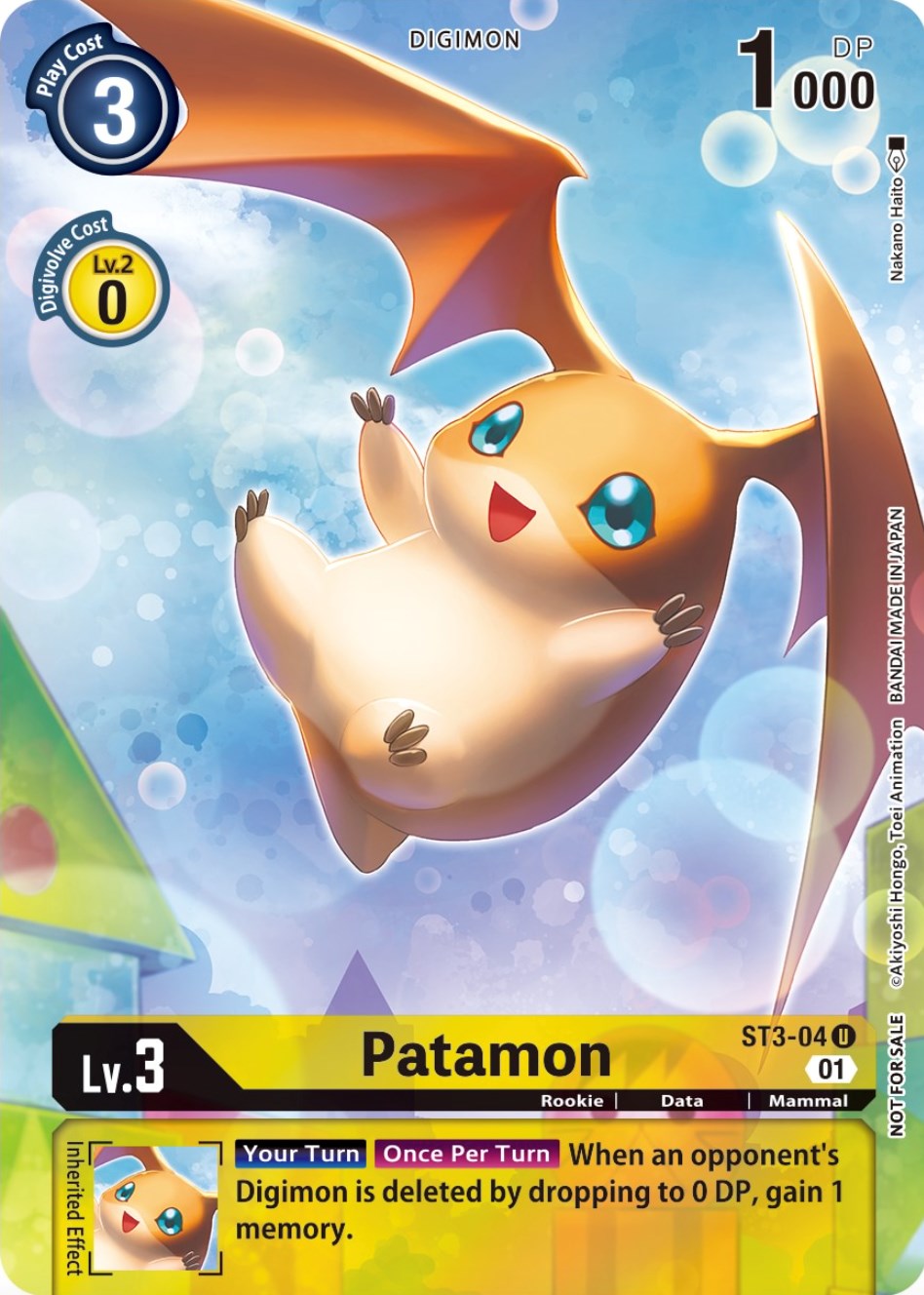 Patamon [ST3-04] (Official Tournament Pack Vol.9) [Starter Deck: Heaven's Yellow Promos] | Devastation Store