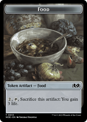 Faerie // Food (0013) Double-Sided Token [Wilds of Eldraine Tokens] | Devastation Store