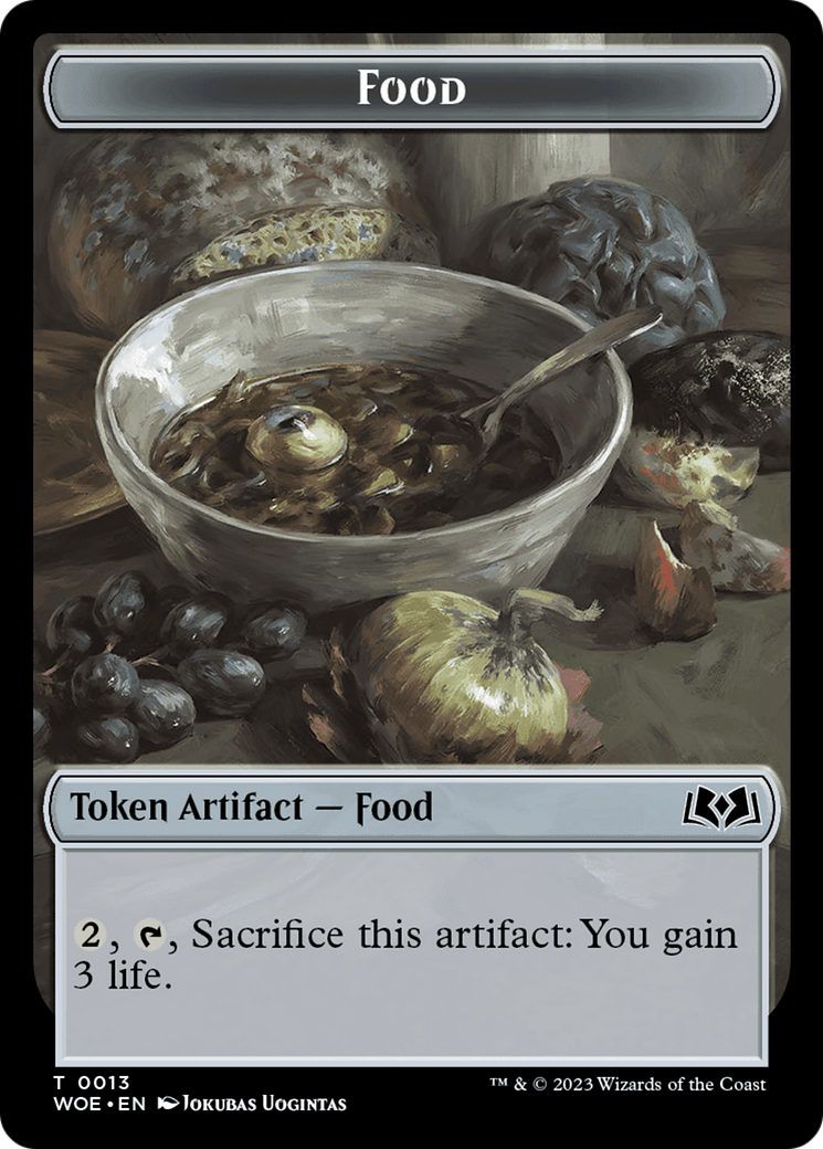 Mouse // Food (0013) Double-Sided Token [Wilds of Eldraine Tokens] | Devastation Store