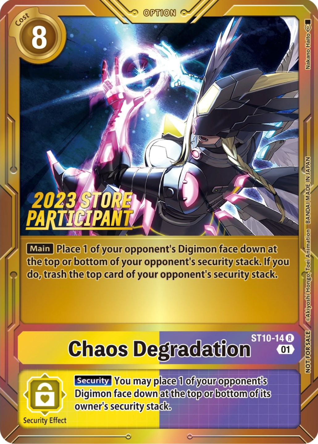 Chaos Degradation [ST10-14] (2023 Store Participant) [Starter Deck: Parallel World Tactician Promos] | Devastation Store