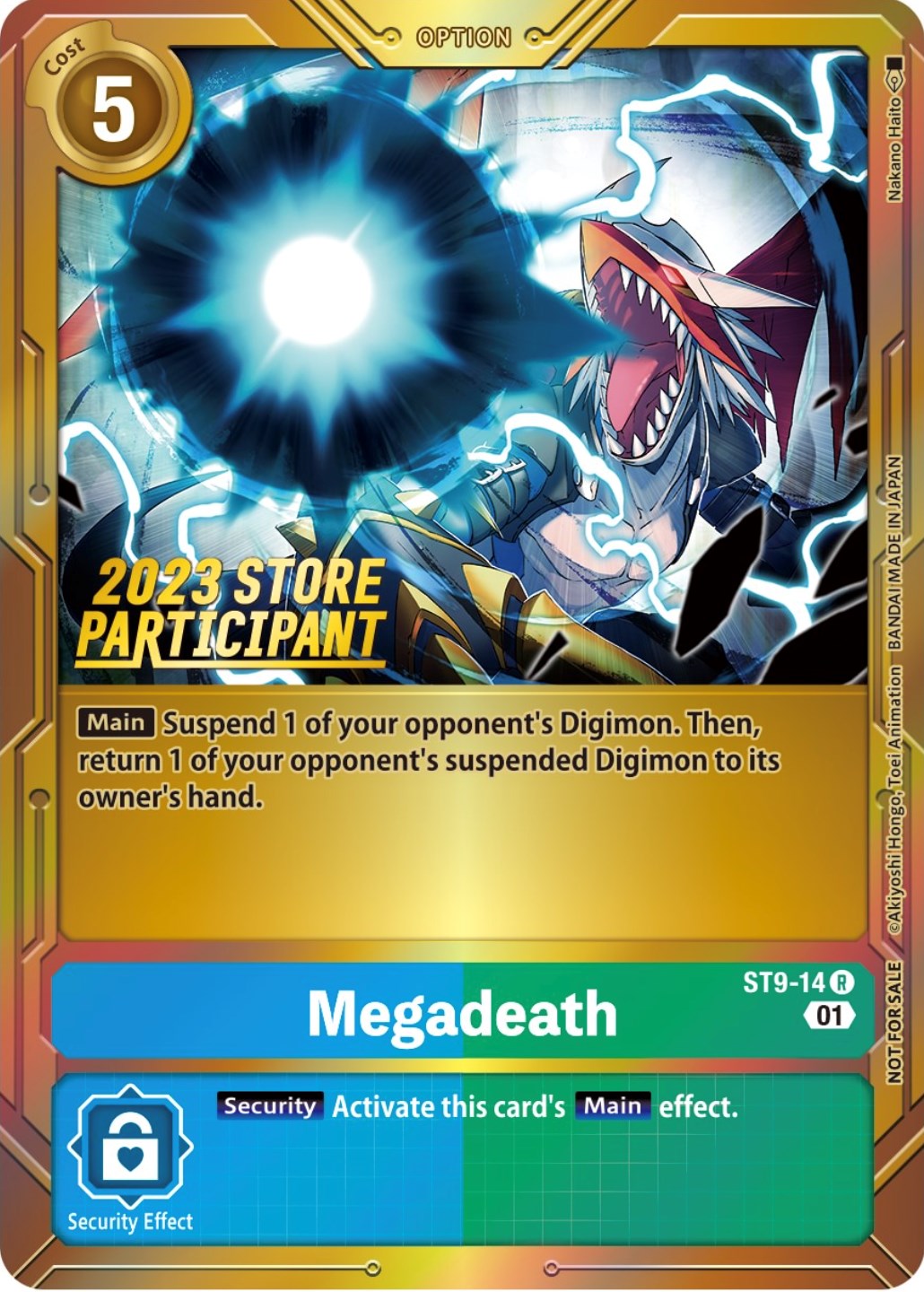 Megadeath [ST9-14] (2023 Store Participant) [Starter Deck: Ultimate Ancient Dragon Promos] | Devastation Store