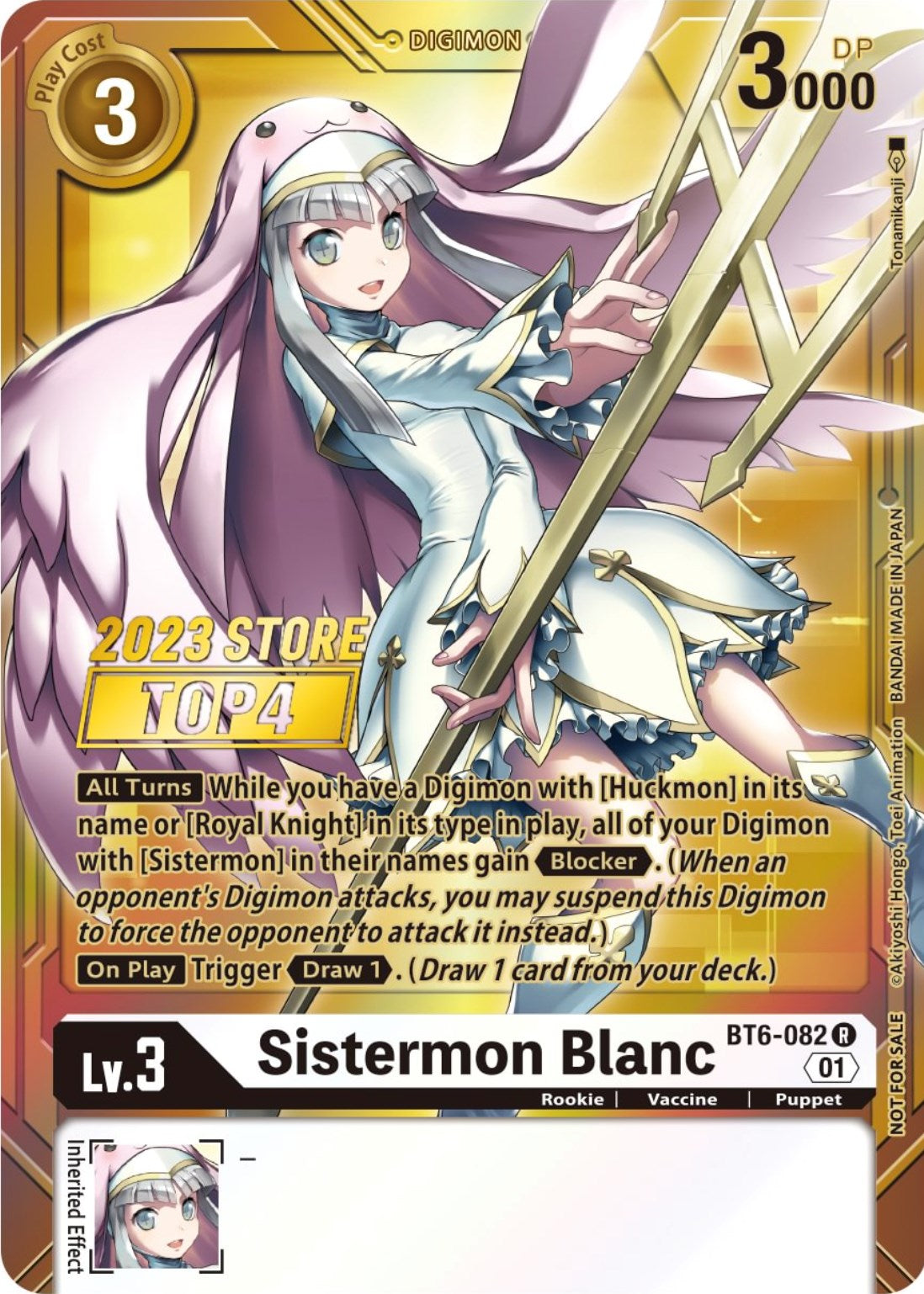 Sistermon Blanc [BT6-082] (2023 Store Top 4) [Double Diamond Promos] | Devastation Store