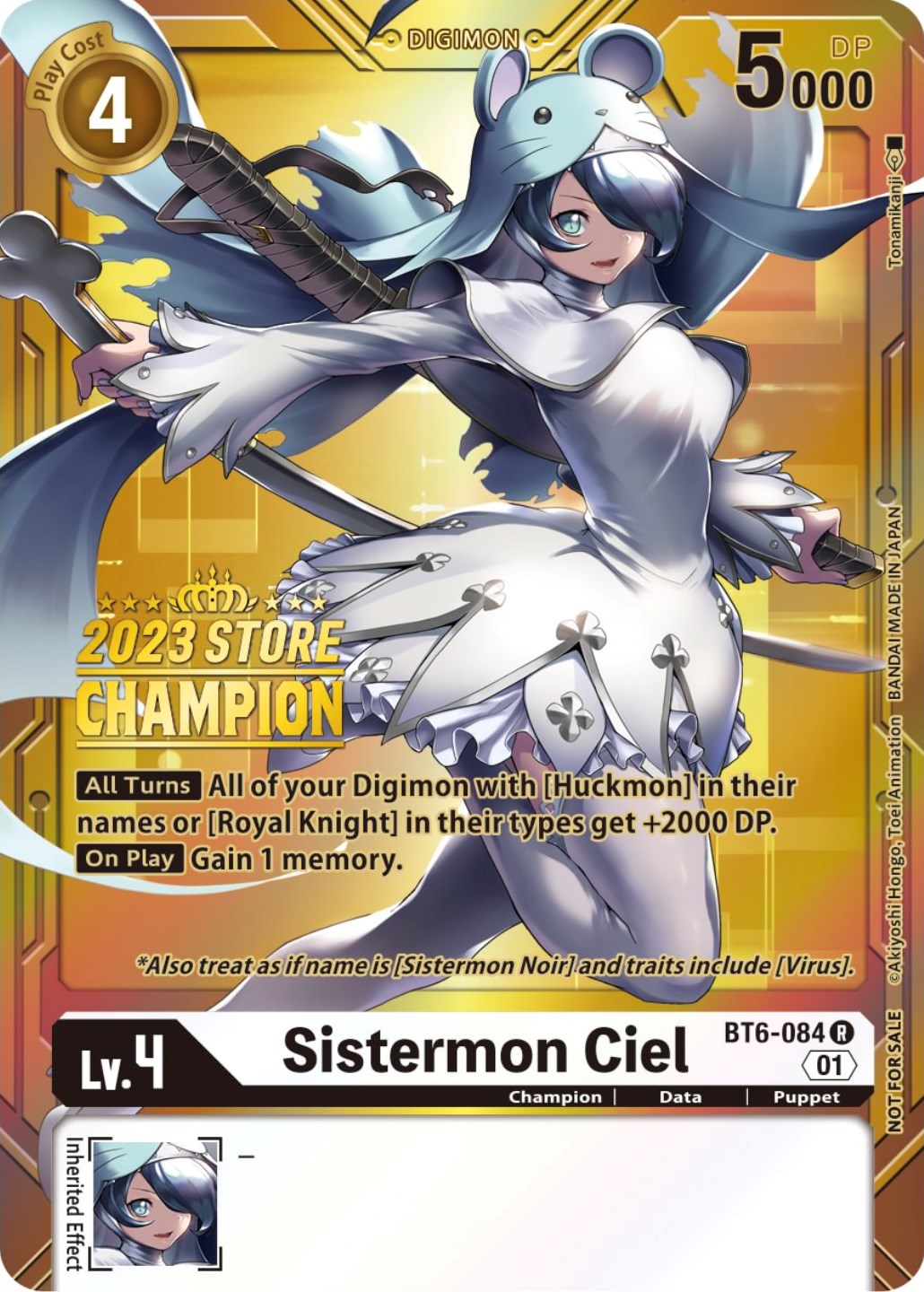 Sistermon Ciel [BT6-084] (2023 Store Champion) [Double Diamond Promos] | Devastation Store