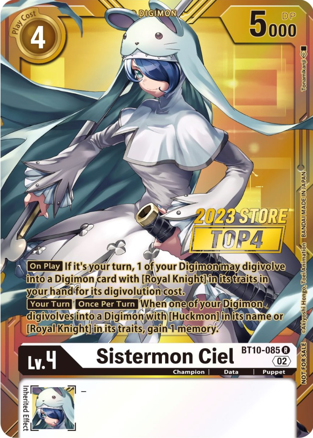 Sistermon Ciel [BT10-085] (2023 Store Top 4) [Xros Encounter Promos] | Devastation Store