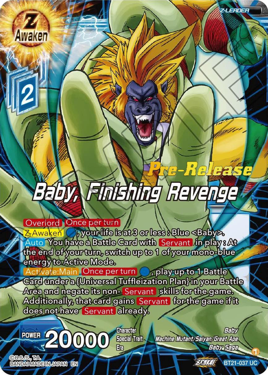 Baby, Finishing Revenge (BT21-037) [Wild Resurgence Pre-Release Cards] | Devastation Store