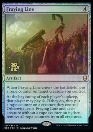 Fraying Line [Commander Legends: Battle for Baldur's Gate Prerelease Promos] | Devastation Store