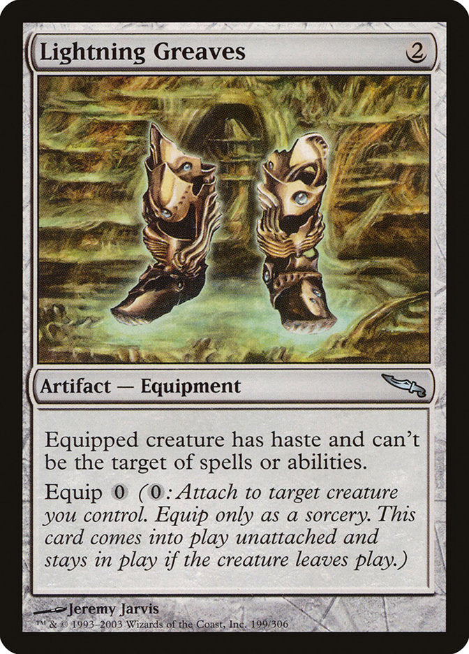 Lightning Greaves [Mirrodin] - Devastation Store | Devastation Store